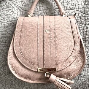 DeMellier Leather Top Handle and Crossbody Bag (Mini Venice/Pink)